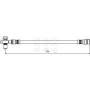 Apec Brake Hydraulic Hose Line Rear fits Audi Q3 2011-2018 2.0