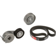 Gates V-Ribbed Belt Set fits Audi A4 Allroad B8 2009-2016 2.0