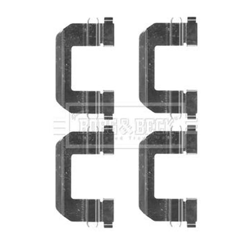 Borg & Beck Brake Pad Accessory Fitting Kit Front BBK1507