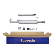 Hella End Silencer Rear fits Audi 80 B4 1991-1996 1.6 2.0