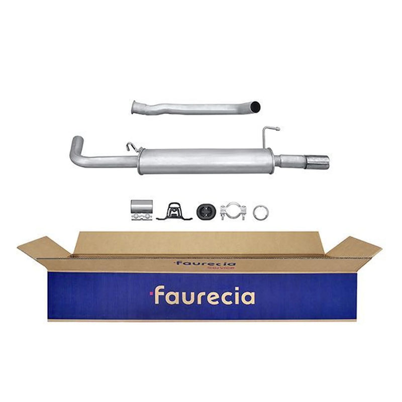 Hella End Silencer Rear fits Audi 80 B4 1991-1996 1.6 2.0