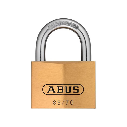 Abus Mechanical 85/70mm Brass Padlock Keyed Alike 121 ABUS Mechanical - Dynamic Drive