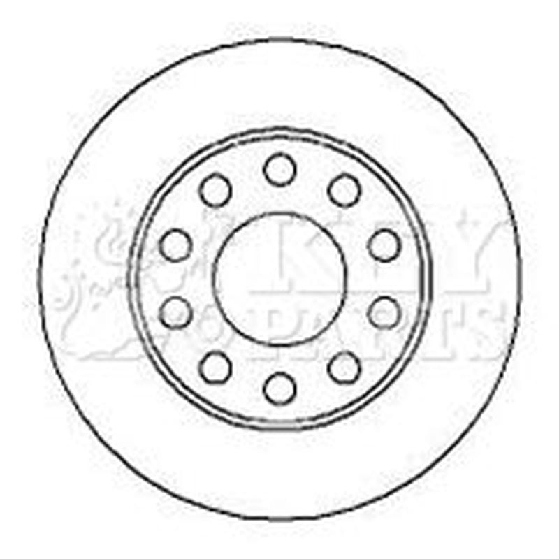 Key Parts Rear Brake Discs & Pads fits Audi A4 B6 2000-2005 1.6 1.8 1.9 2.0