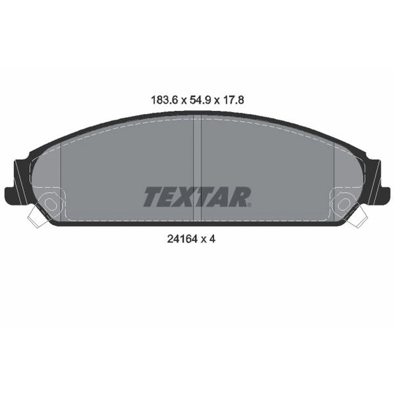 Textar Front Brake Pad Set 2416401