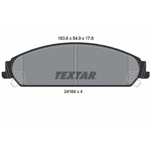Textar Front Brake Pad Set 2416401