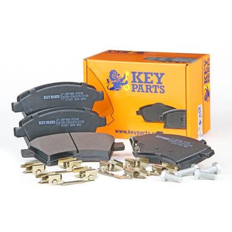 Key Parts 4 x Front Brake Pad Set fits Fiat Sedici 2006-2014 1.6 1.9 2.0
