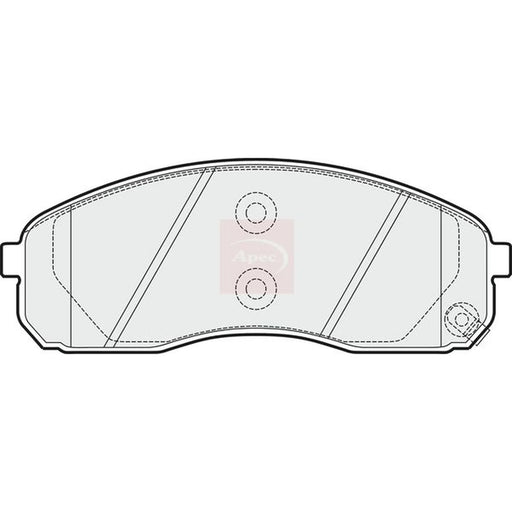 Apec Front Brake Pad Set PAD1530