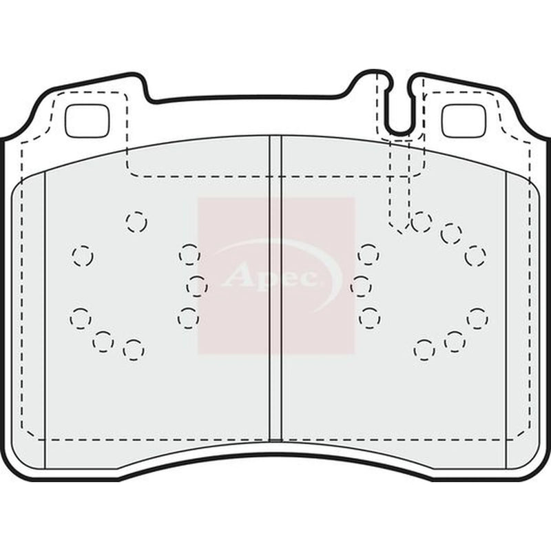 Apec Front Brake Pad Set PAD756