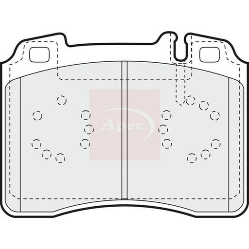 Apec Front Brake Pad Set PAD756