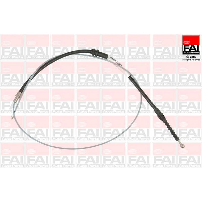 FAI Handbrake Cable Left Rear fits VW Mpv 2004-2015 1.4 1.6 1.9 2.0