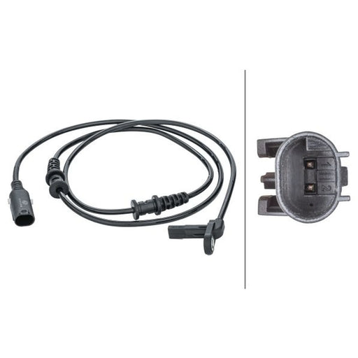 Hella ABS Wheel Speed Sensor Front fits Mercedes-Benz Marco Polo Camper 2015 on