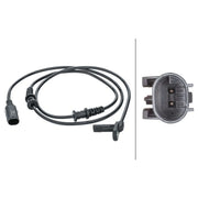 Hella ABS Wheel Speed Sensor Front 6PU 012 679-951