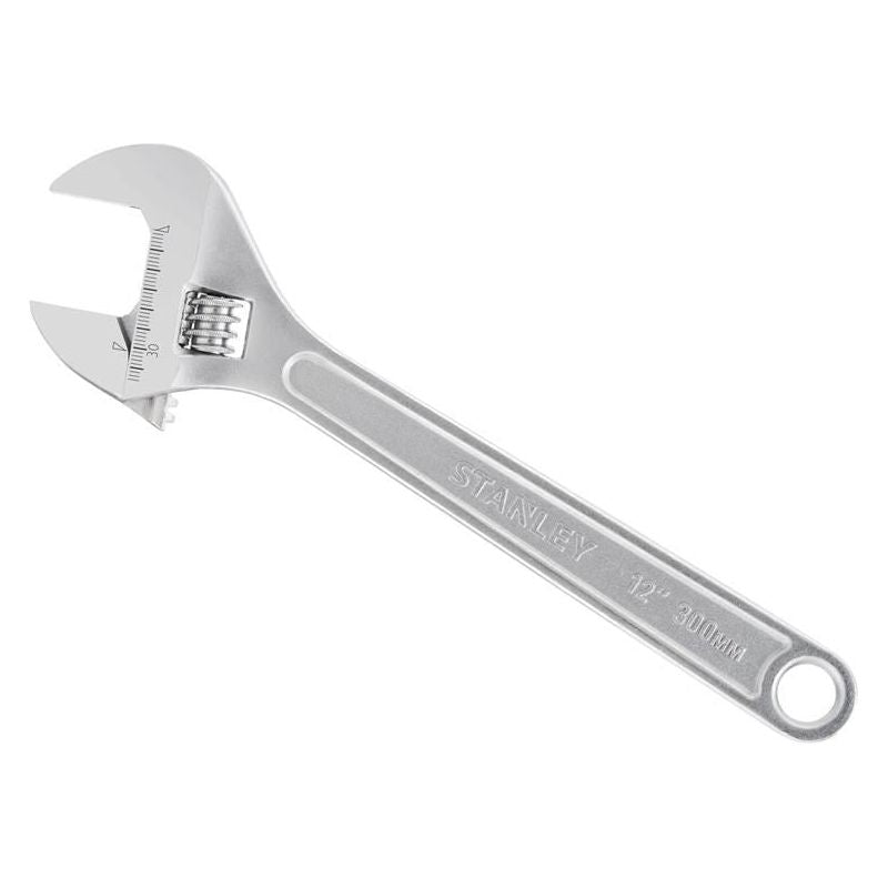 Stanley® Hand Tools Metal Adjustable Wrench 300mm (12in) STANLEY® Hand Tools - Dynamic Drive