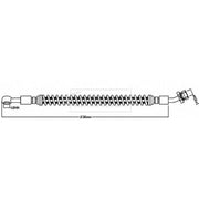 Borg & Beck Brake Hydraulic Hose Line outer BBH8586