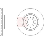 Apec Front Brake Vented Discs & Pads fits Volvo 850 1994-1997 2.3