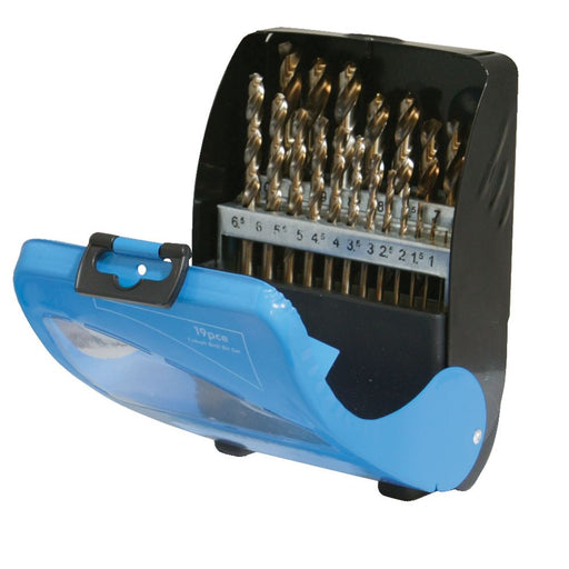 Silverline Cobalt Drill Bit Set 19pce 1 - 10mm Silverline - Dynamic Drive