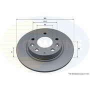 Comline Front & Rear Brake Discs & Pads fits Mazda CX-30 2019 on 1.8