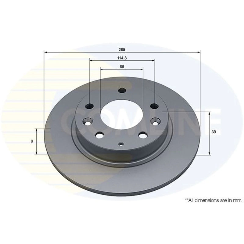 Comline Front & Rear Brake Discs & Pads fits Mazda CX-30 2019 on 1.8