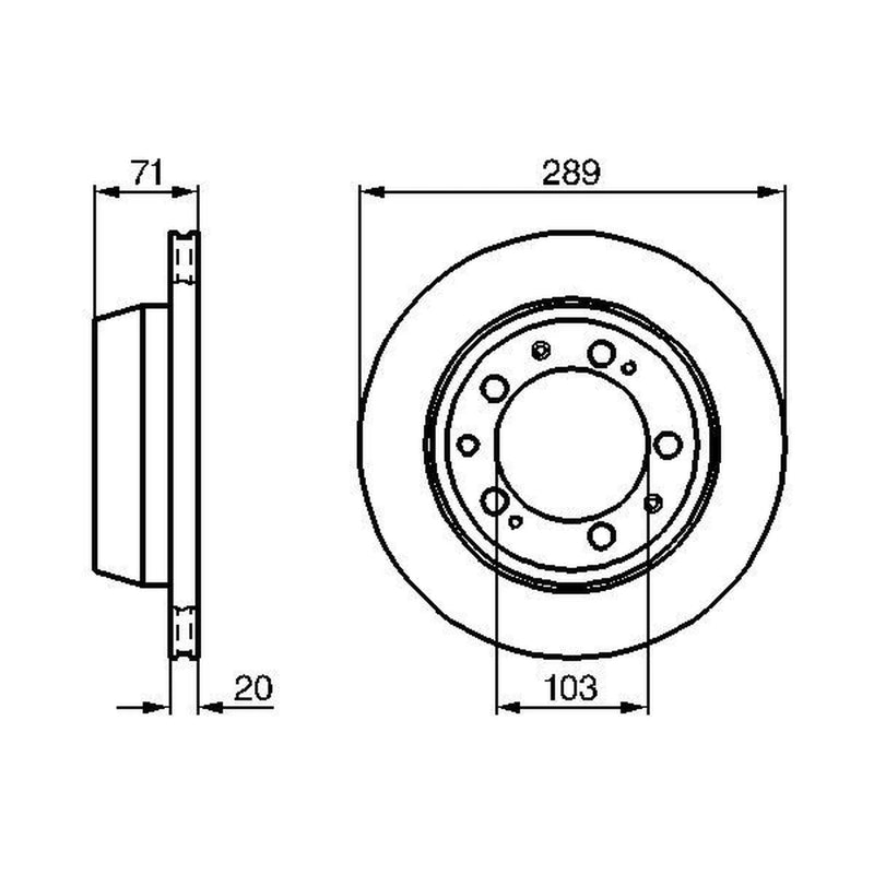 Bosch Rear Brake Vented Discs & Pads fits Porsche 928 1983-1986 4.7