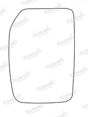 Summit Stick-On Commercial Mirror Glass fits Ford Transit Mk6 LHS Summit - Bars 4 Cars