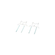 Bosch Brake Pad Accessory Fitting Kit Front fits Toyota Land Cruiser Amazon