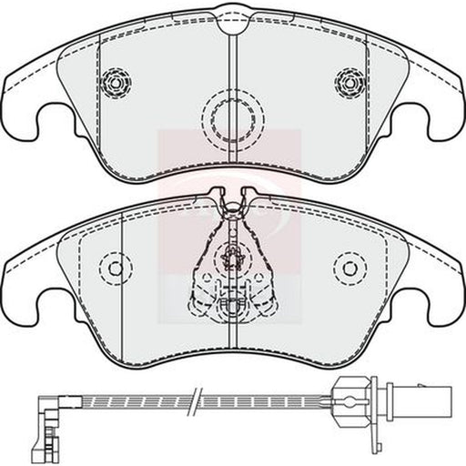 Apec Front Vented & Rear Vented Brake Discs & Pads fits Audi Q5 2008-2017 2.0