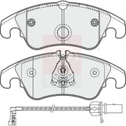 Apec Front Vented & Rear Vented Brake Discs & Pads fits Audi Q5 2008-2017 2.0