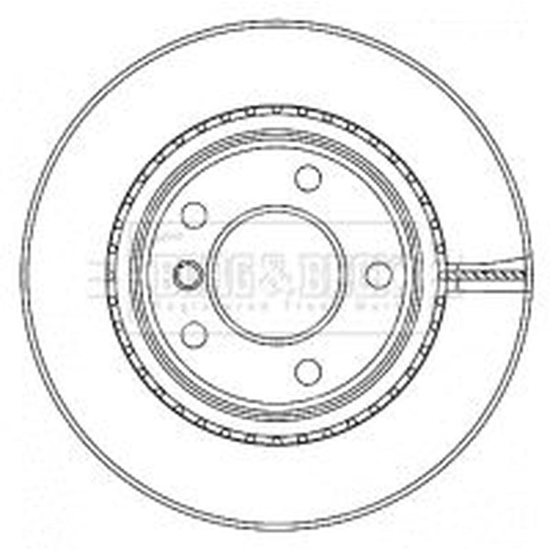 Borg & Beck Front Vented & Rear Vented Brake Discs & Pads fits BMW 3 2004-2013