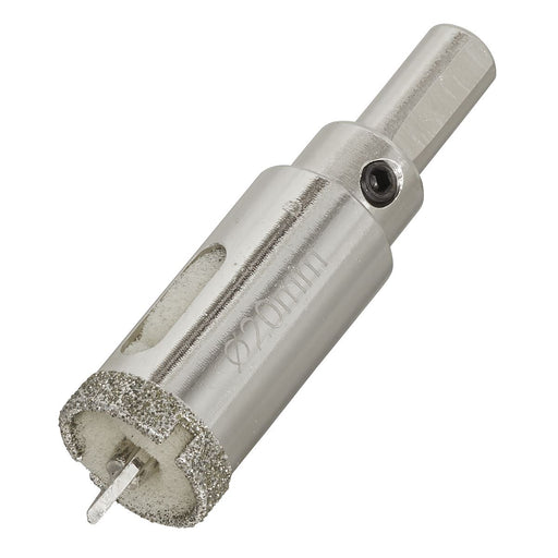 Sealey Electroplated Diamond Hole Saw 20mm DHS20 Sealey - Dynamic Drive