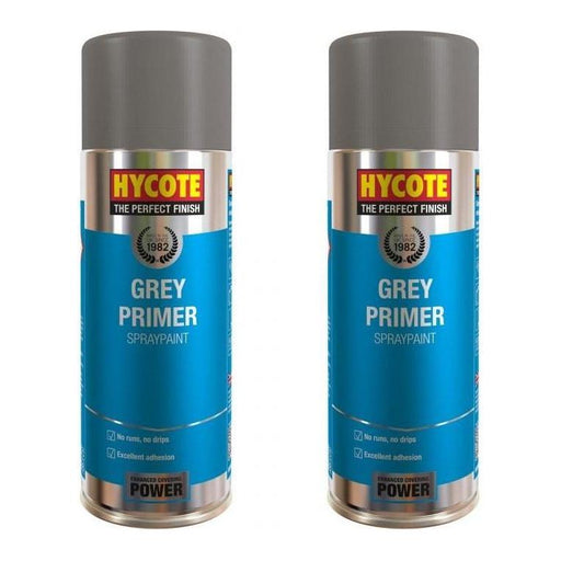 2x Hycote XUK03015 Grey Primer 400ml C/O Hycote - Town Tools 