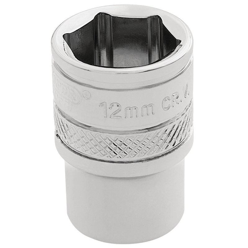 Draper HI-TORQ 6 Point Socket, 1/4" Sq. Dr., 12mm 32569 Draper - Dynamic Drive