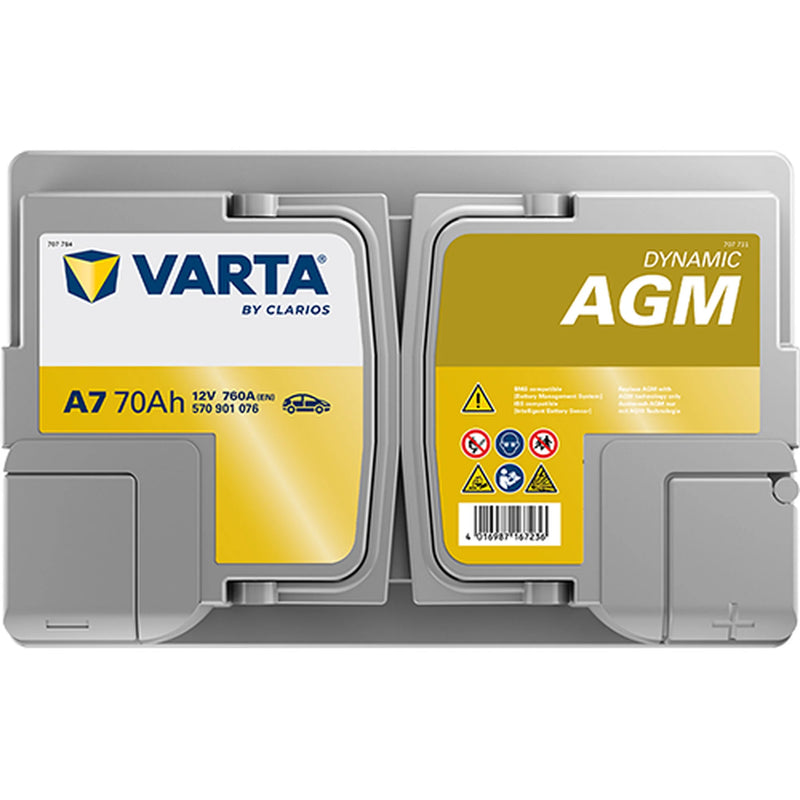 Varta Battery 12V 70Ah 760A 570901076