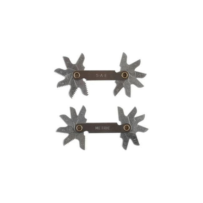 Laser Thread Pitch Gauge 2pc 7691 Laser - Dynamic Drive