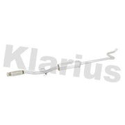 Klarius Box With Centre Pipe fits Citroën C3 Aircross I 2017 on 1.2