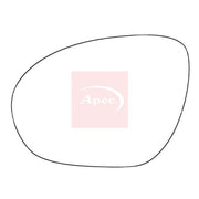 Apec Exterior Wing Mirror Glass Left fits Nissan Juke 2010-2019 1.5 1.6