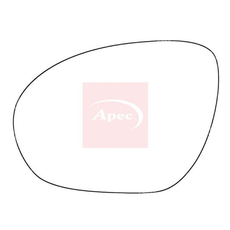 Apec Exterior Wing Mirror Glass Left fits Nissan Juke 2010-2019 1.5 1.6