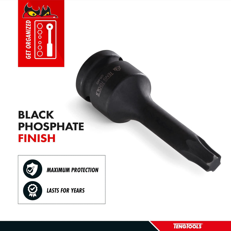 Teng Tools 1/2" TX Impact Socket DIN TX45 Teng Tools - Dynamic Drive