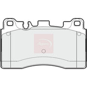 Apec Rear Brake Pad Set fits Mercedes-Benz Cls 2011-2017 218.374 218.375