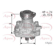 Apec Engine Cooling Water Pump fits Alfa Romeo 155 1993-1997 2.5