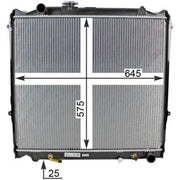 Mahle Engine Radiator fits Toyota Land Cruiser Colorado 1995-2002 3.0 3.4