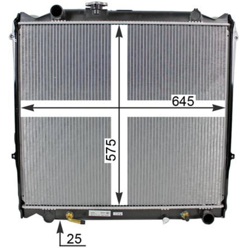 Mahle Engine Radiator fits Toyota Land Cruiser Colorado 1995-2002 3.0 3.4