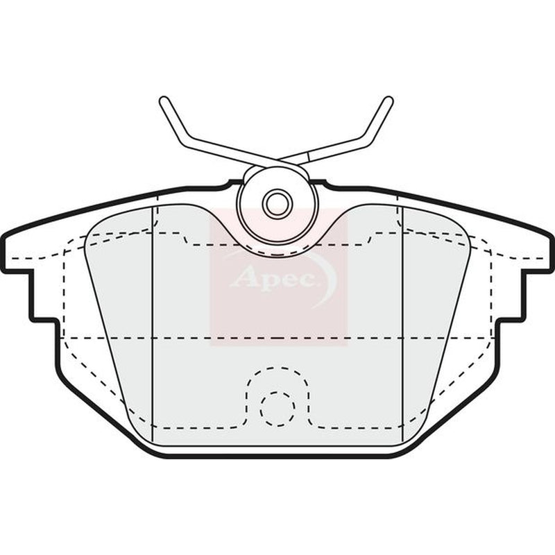 Apec Front Vented & Rear Vented Brake Discs & Pads fits Fiat Coupe 1993-2000 2.0