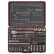 Sealey Premier Platinum Premier Platinum Socket Set 1/4" & 1/2"Sq Drive 108pc Sealey Premier Platinum - Dynamic Drive
