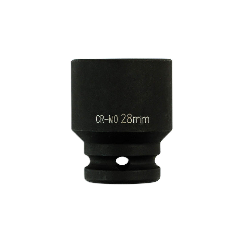 Laser Impact Socket 1/2"D 28mm 7185 Laser - Dynamic Drive