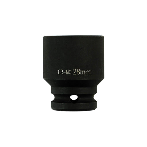 Laser Impact Socket 1/2"D 28mm 7185 Laser - Dynamic Drive