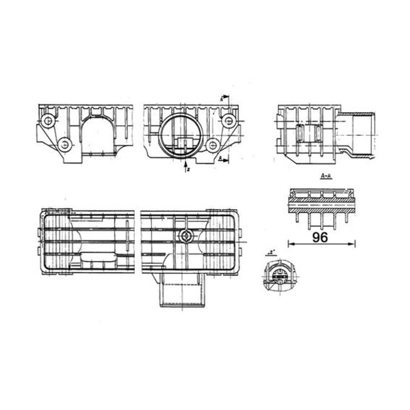 Mahle Radiator Water Tank Lower