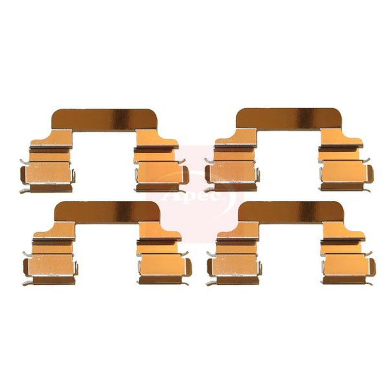 Apec Brake Pad Accessory Fitting Kit Front fits Citroën C8 2002-2009 2.0 2.2