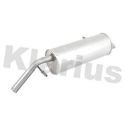 Klarius Box With Tail Pipe Rear fits Peugeot 207 2006-2015 1.4