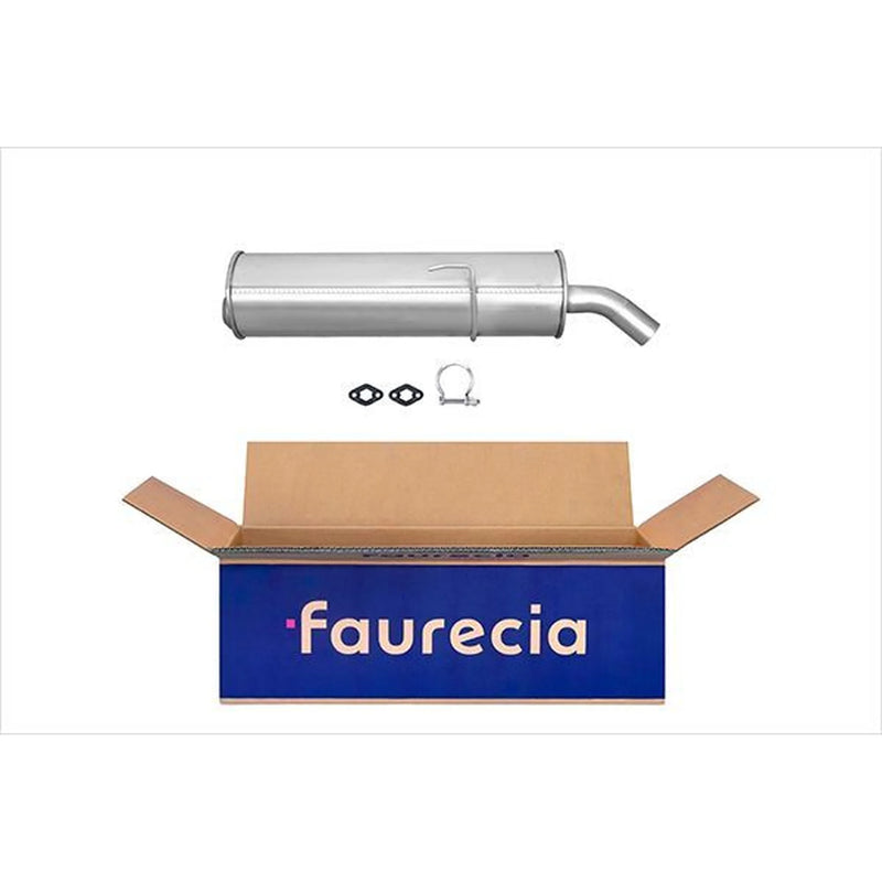 Hella End Silencer Rear fits Peugeot 205 1983-1998 1.7 1.9