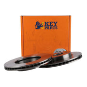 Key Parts 2 x Vented Front Brake Discs KBD4732-x2